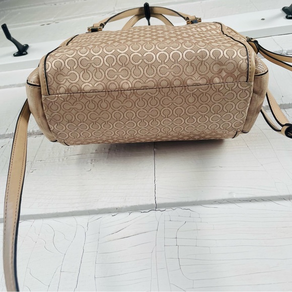 Coach Madison Georgie OP Art Convertible Satchel - Picture 5 of 12